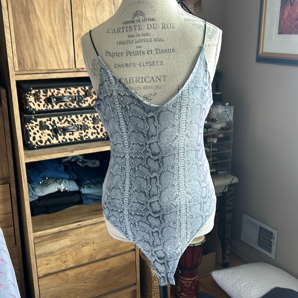 Gaze Snakeskin Bodysuit - Medium